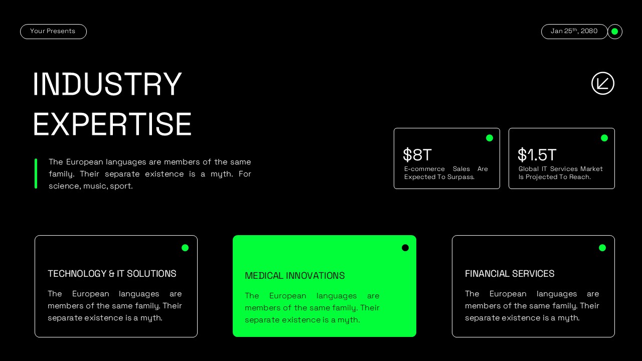 Black Green Modern Business Proposal 010, Presentation Templates ...