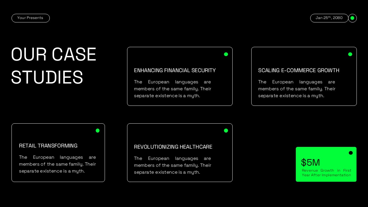 Black Green Modern Business Proposal 010, Presentation Templates ...