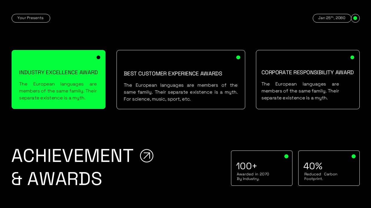 Black Green Modern Business Proposal 010, Presentation Templates ...