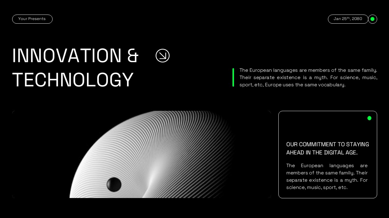 Black Green Modern Business Proposal 010, Presentation Templates ...