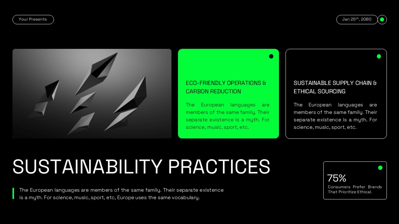 Black Green Modern Business Proposal 010, Presentation Templates ...