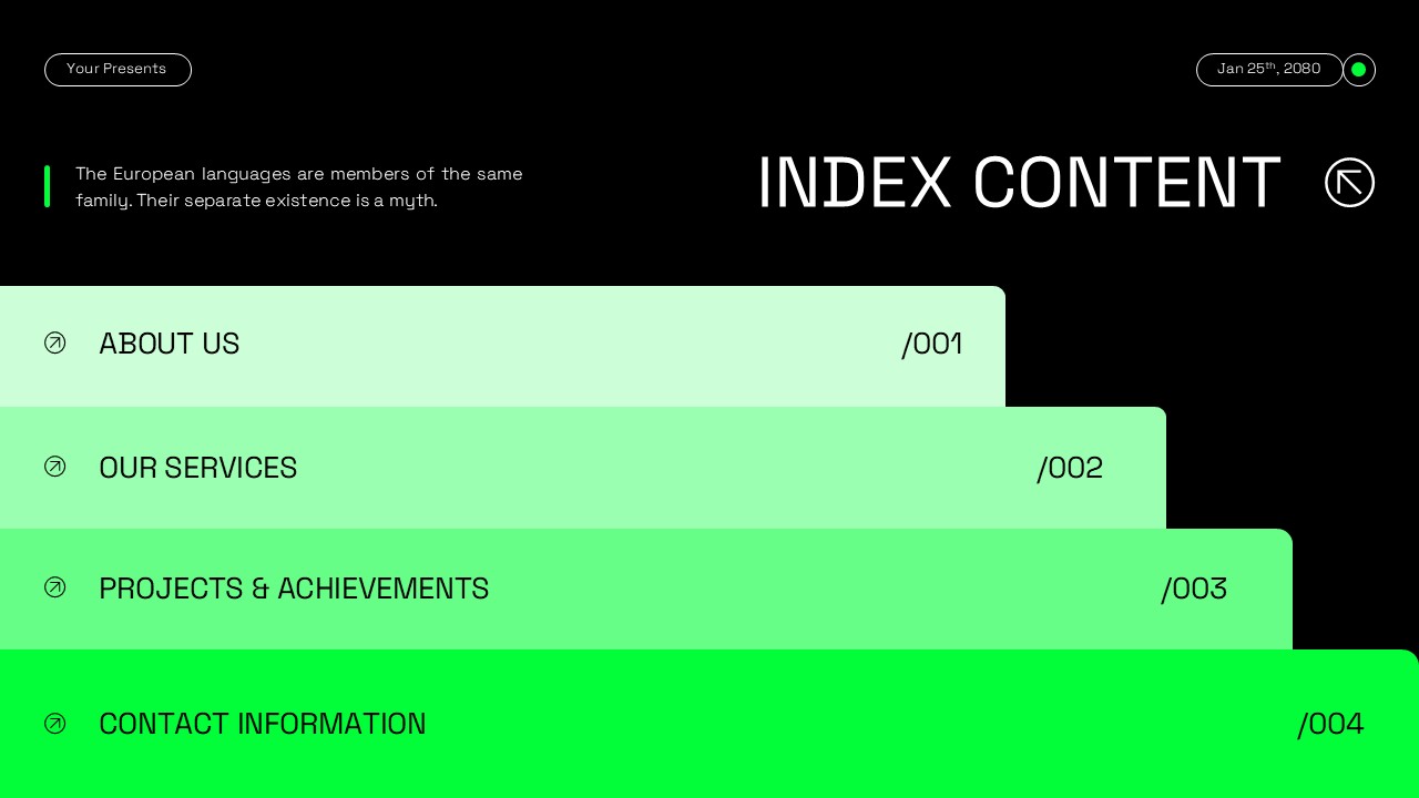 Black Green Modern Business Proposal 010, Presentation Templates ...