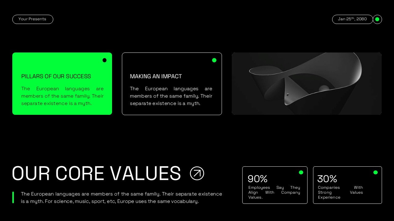 Black Green Modern Business Proposal 010, Presentation Templates ...