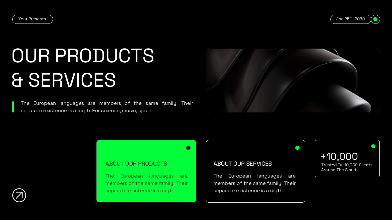Black Green Modern Business Proposal 010, Presentation Templates ...