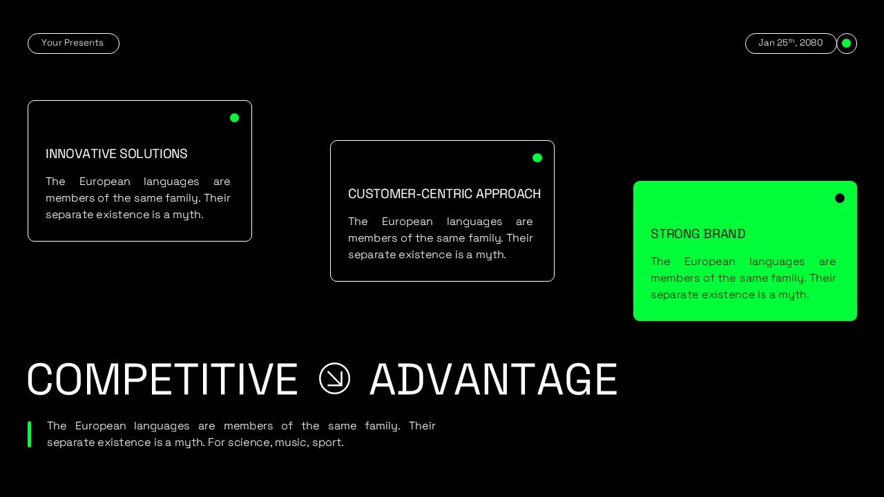 Black Green Modern Business Proposal 010, Presentation Templates ...