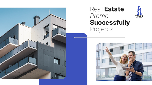 Real Estate Video Displays template preview