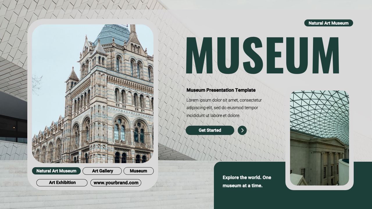 Museum Presentation, Presentation Templates | GraphicRiver