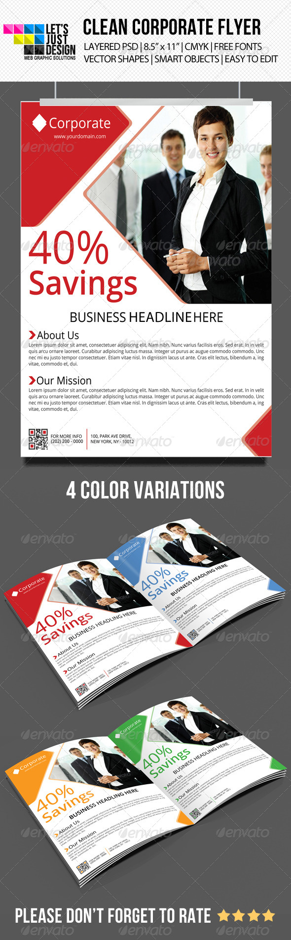 Clean Corporate Flyer - Corporate Flyers
