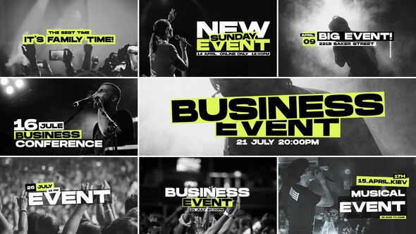 Event Titles Pack | After Effects Titles template preview