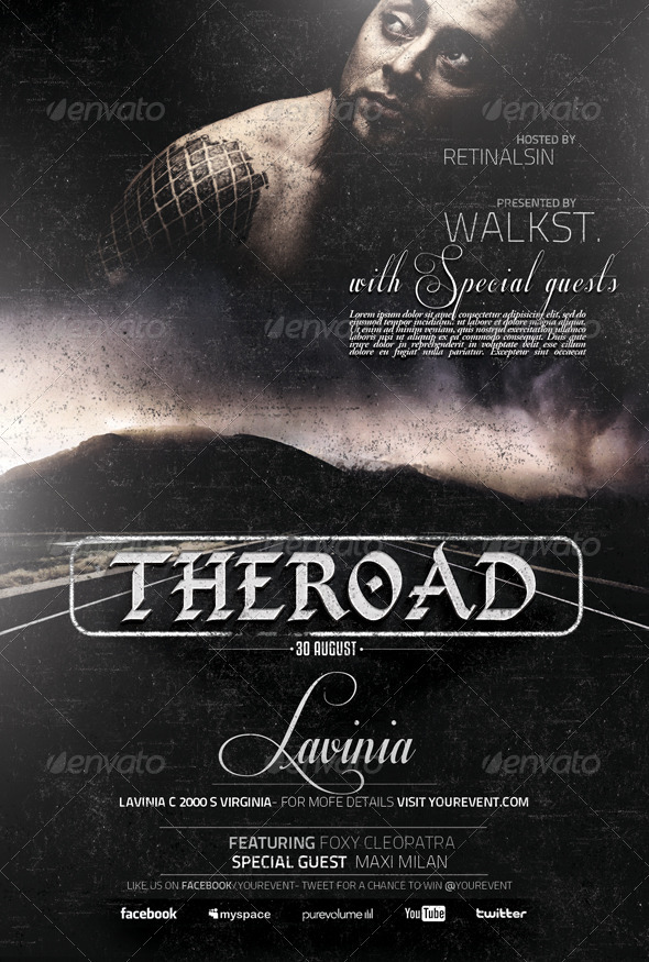 The Road Flyer Template - Events Flyers