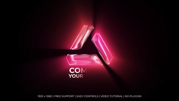 Lighting Logo Reveal Logo Stings template preview