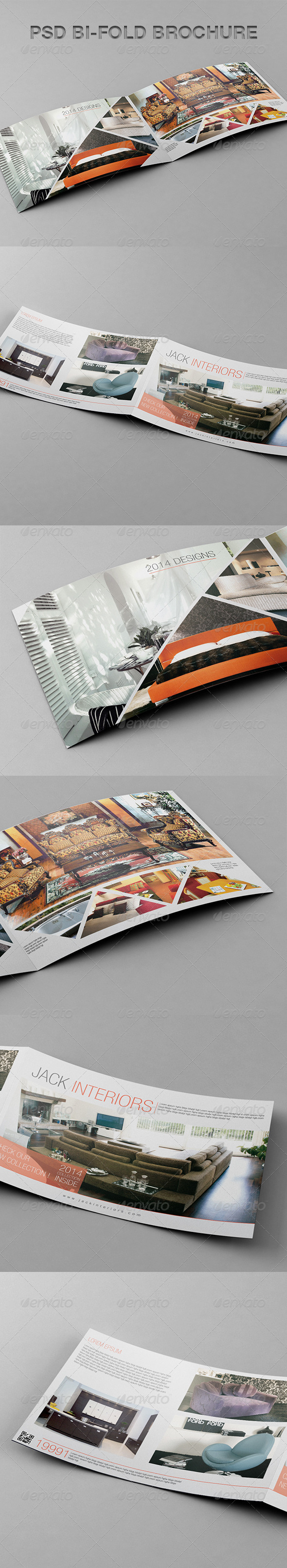 Bi-Fold Brochure Template - Brochures Print Templates