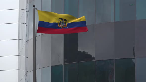 Ecuador Flag  Background 4K alt