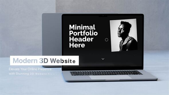 3D Website Dynamic Promo broadcast-packages template preview