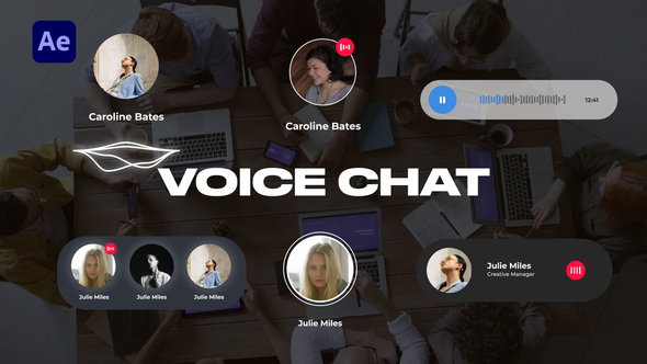 Voice Chat Titles template preview