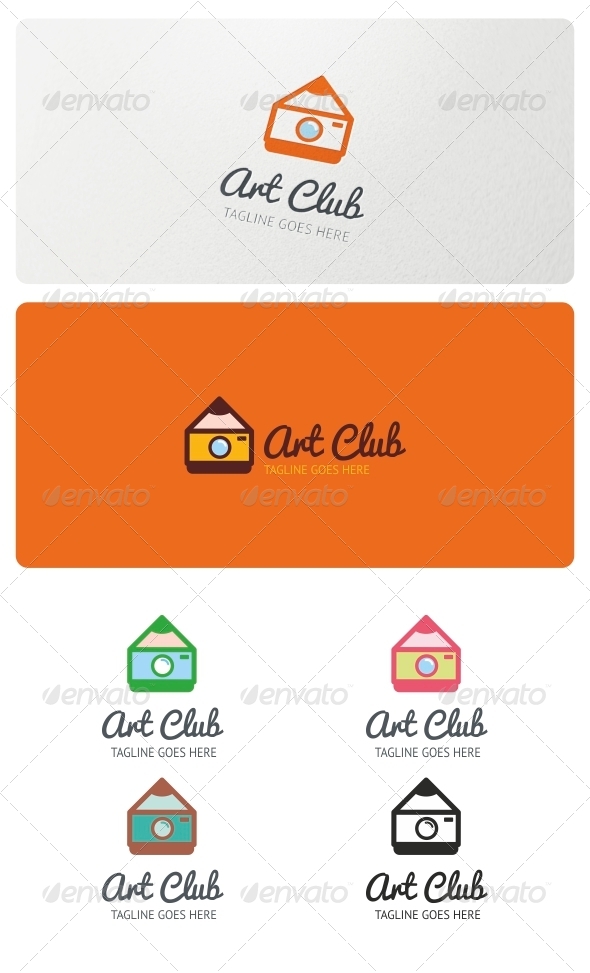 Art Club Logo Template by bicone GraphicRiver
