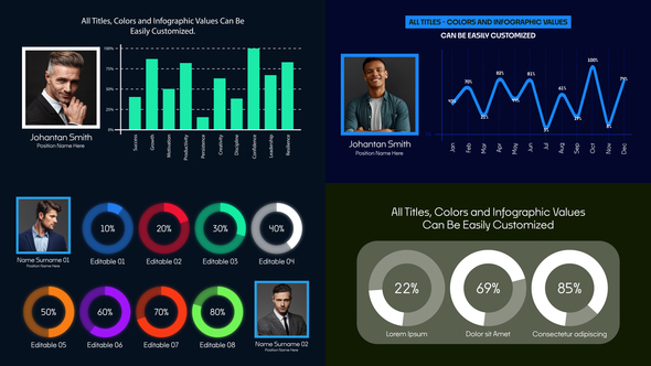 Corporate Infographics Pack Infographics template preview