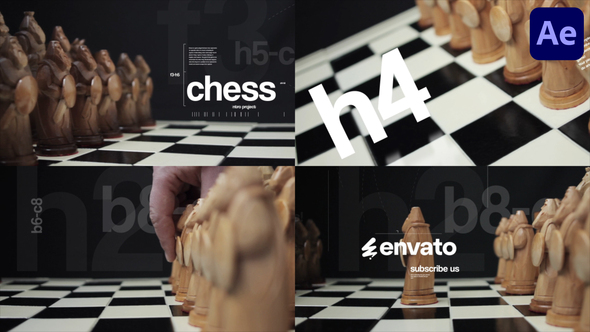 Chess Intro for After Effects Titles template preview