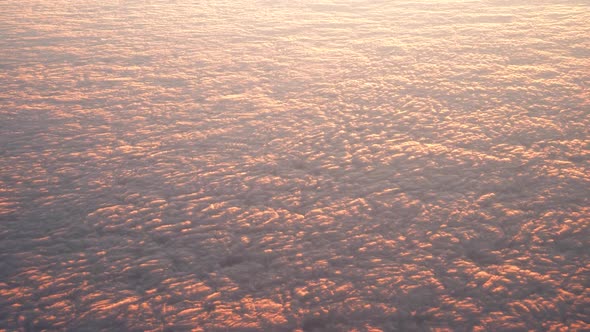 Sunset Sky Form the Airplane Window