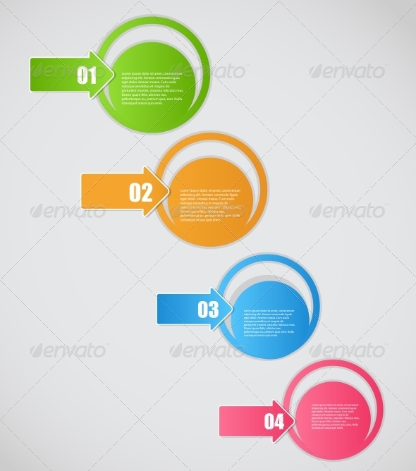 Infographic Business Template - Web Technology