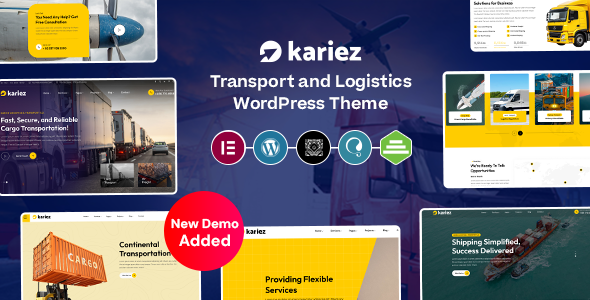 Kariez – Transportation & Logistics WordPress Theme