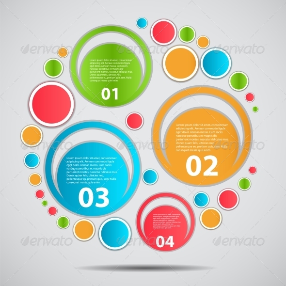 Infographic Business Template Vector Illustration - Web Technology