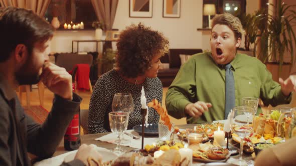 Man Telling Funny Story alt