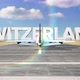 Commercial Airplane Landing Country Switzerland - VideoHive Item for Sale