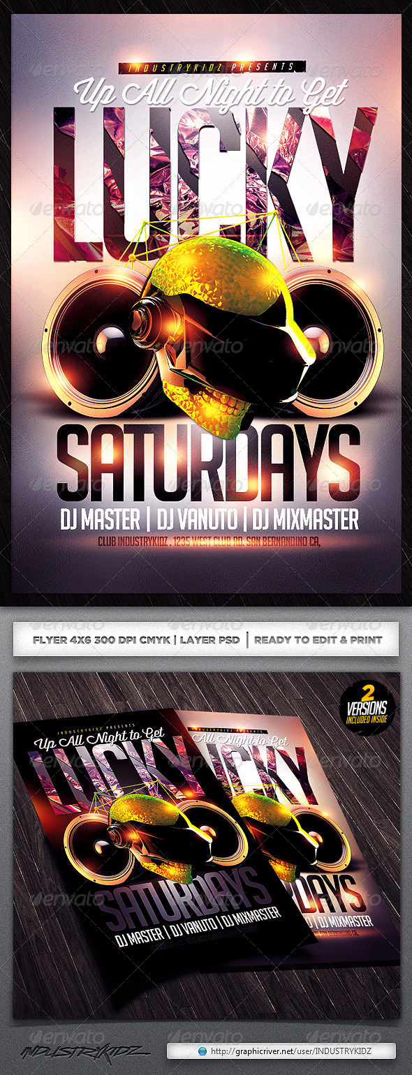 Get Lucky Flyer Template - Events Flyers
