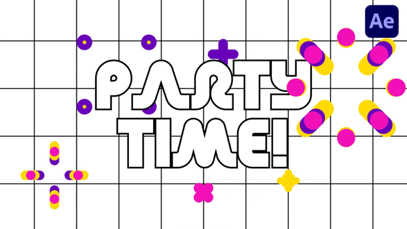 3D Birthday Fest Opener broadcast-packages template preview