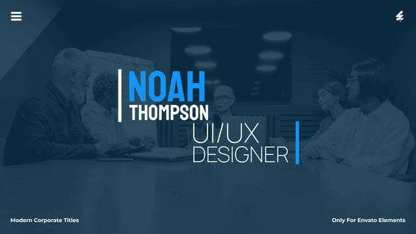 Modern Simple Titles /Ae Titles template preview