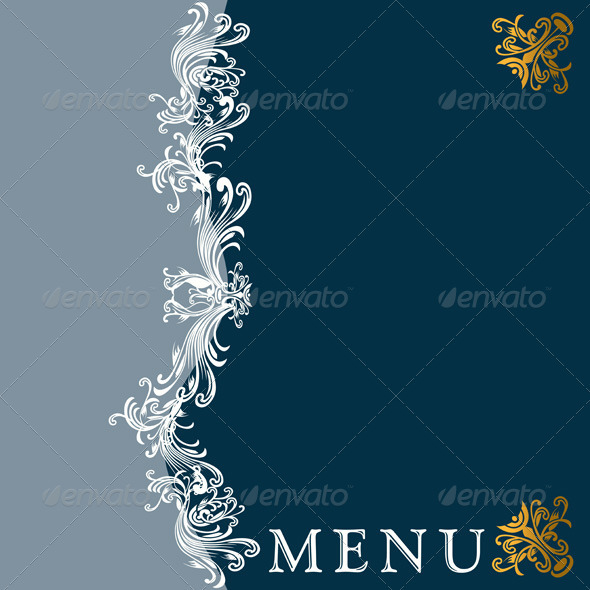 Vintage Menu Cover Design