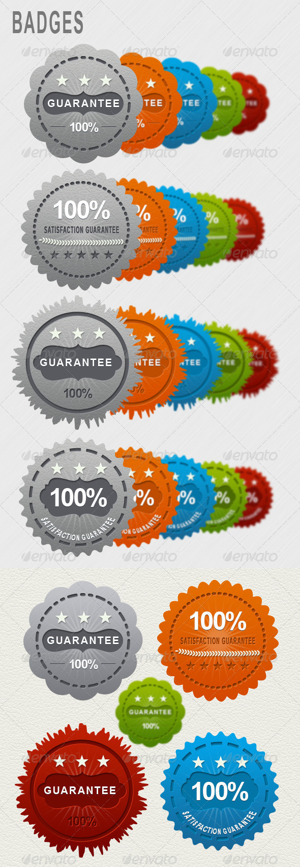 Web Badges - Badges & Stickers Web Elements