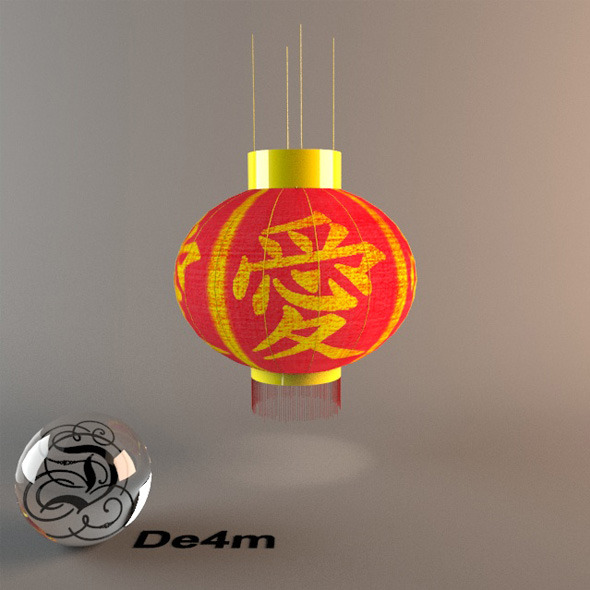 Chinese Paper Lantern - 3Docean 5197350