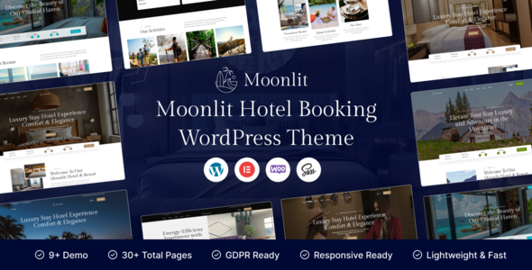 Moonlit – Hotel Booking WordPress Theme