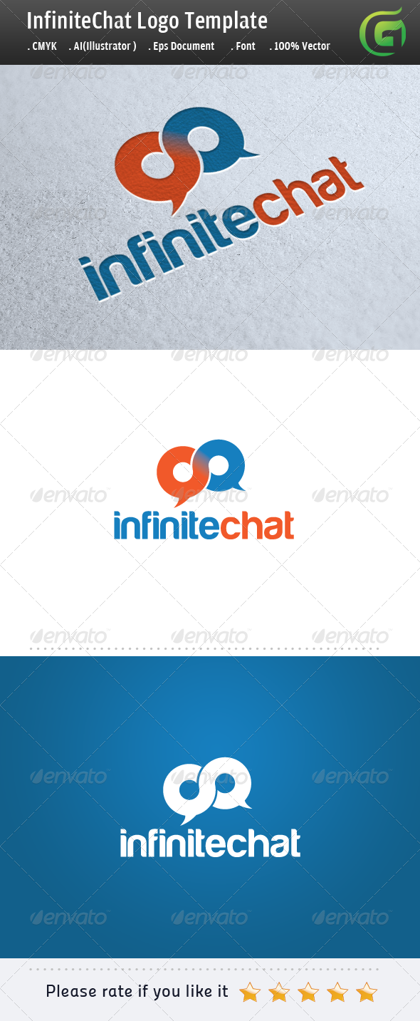 Infinitechat - Symbols Logo Templates