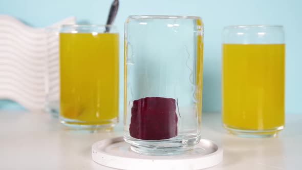 Dissolvable frozen dried smoothie alt