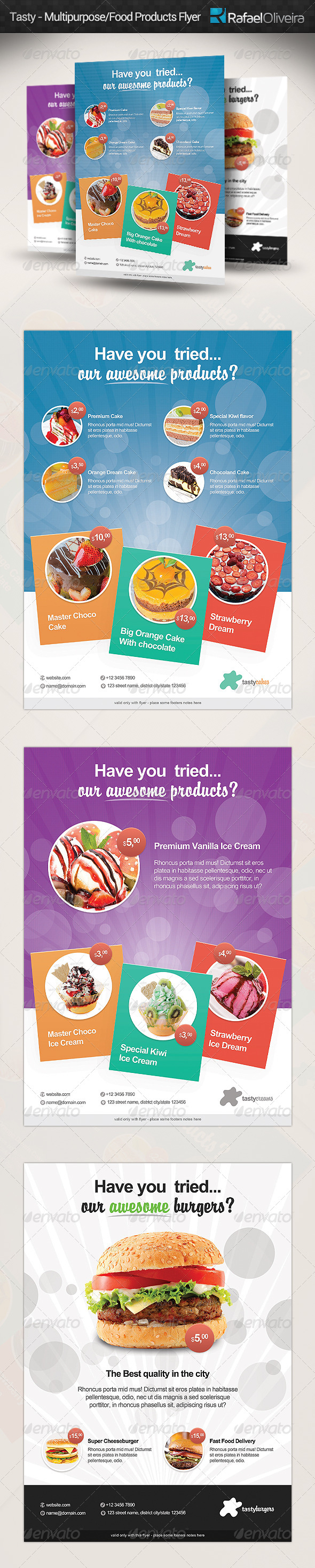 Tasty - Multipurpose/Food Products Flyer
