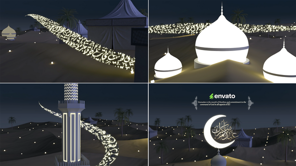 Edit Ramadan Kareem Intro Eid Mubarak v2 Openers template preview