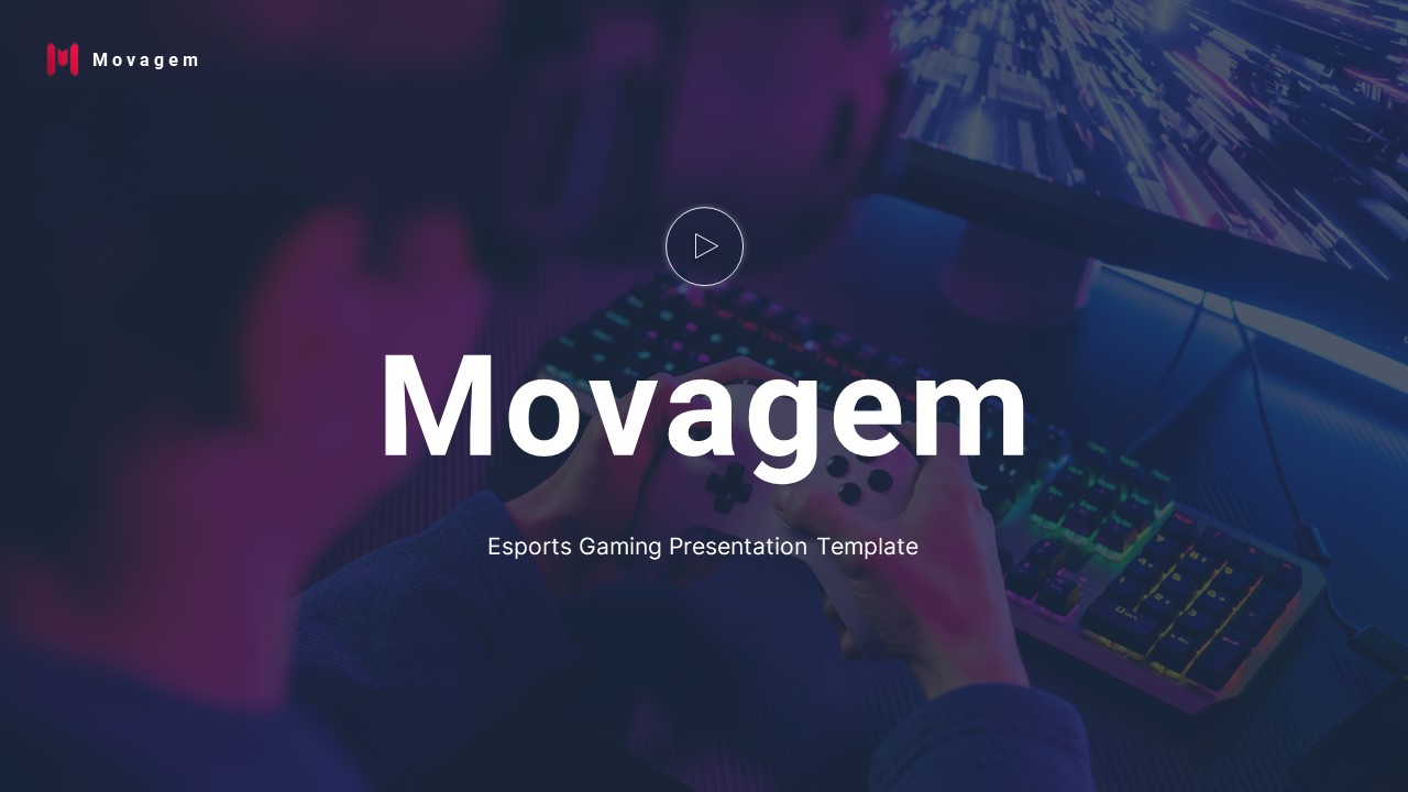 Movagem - Esports Gaming PowerPoint Template, Presentation Templates
