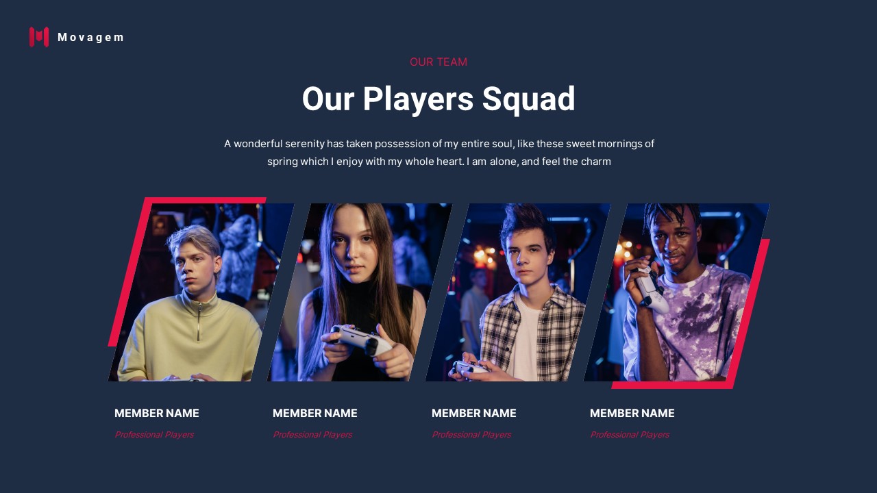 Movagem - Esports Gaming PowerPoint Template, Presentation Templates