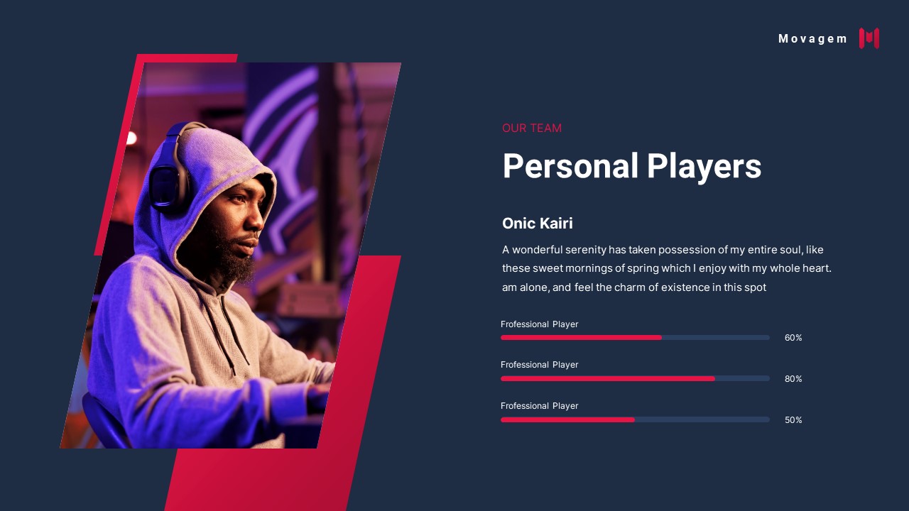 Movagem - Esports Gaming PowerPoint Template, Presentation Templates