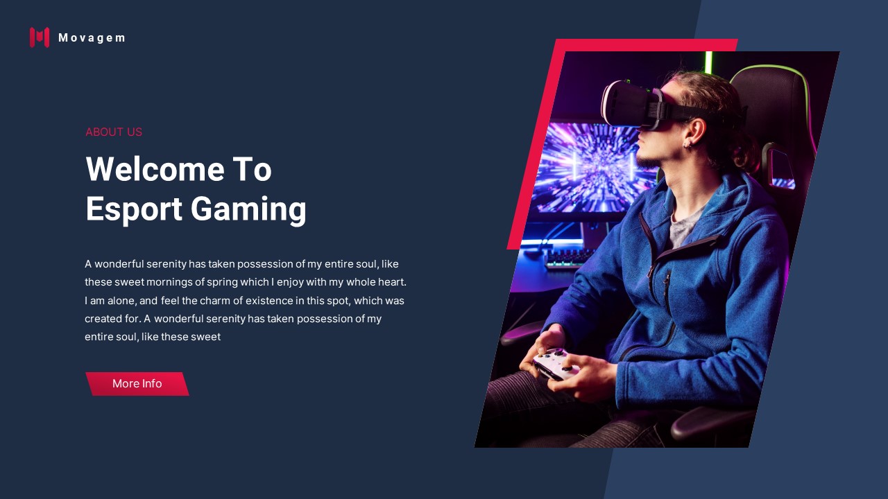 Movagem - Esports Gaming PowerPoint Template, Presentation Templates