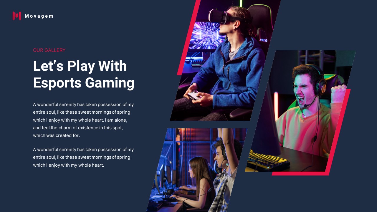 Movagem - Esports Gaming PowerPoint Template, Presentation Templates