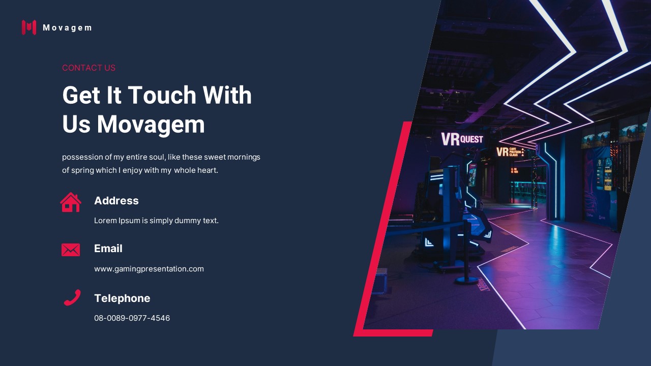 Movagem - Esports Gaming PowerPoint Template, Presentation Templates