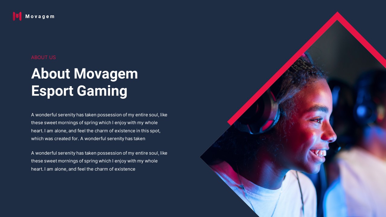Movagem - Esports Gaming PowerPoint Template, Presentation Templates