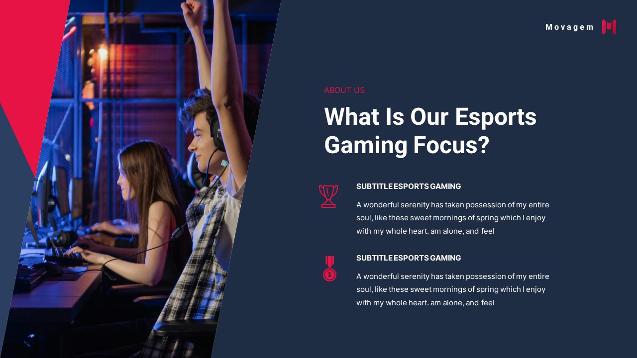 Movagem - Esports Gaming PowerPoint Template, Presentation Templates