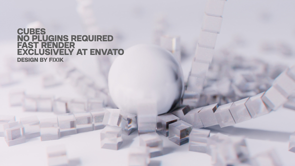 Cubes | AE Openers template preview