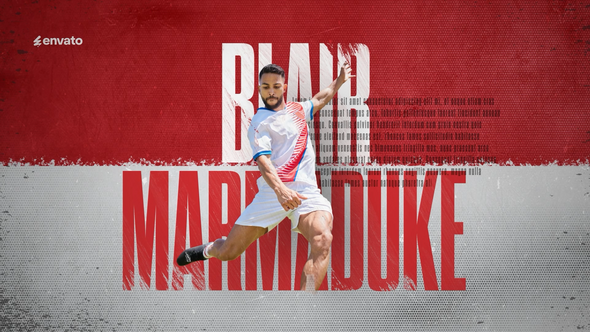 Sport Player Intro Openers template preview