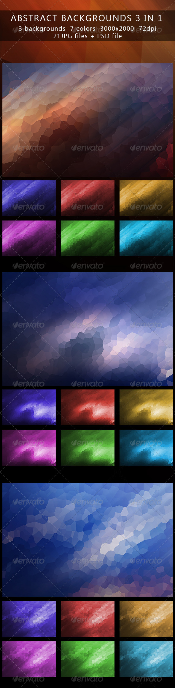 Abstract backgrounds part 2 3in1 - Abstract Backgrounds